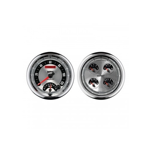 5" QUAD GAUGE,8K RPM/120 MPH/100 PSI/100-250F/8-18V/240-33 ?,AMERICAN MUSCLE # 1205