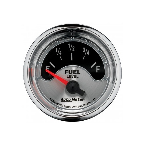 AUTOMETER GAUGE 2-1/16" FUEL LEVEL,240- 33 ?,AIR-CORE,SSE,AM MUSCLE # 1217