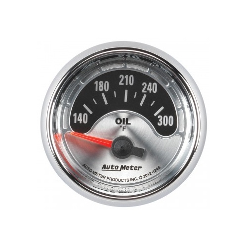 AUTOMETER GAUGE 2-1/16" OIL TEMPERATURE,140-300F,AIR-CORE,AMERICAN MUSCLE # 1248