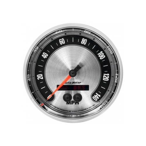 AUTOMETER GAUGE 5" SPEEDOMETER,0-140 MPH,GPS,AMERICAN MUSCLE # 1281