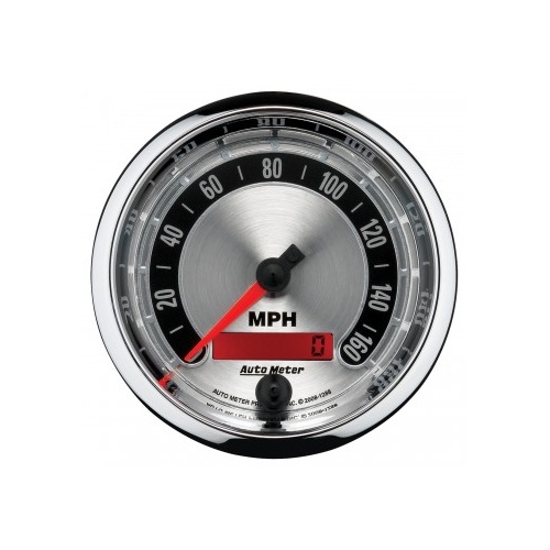 AUTOMETER GAUGE 3-3/8" SPEEDOMETER,0-160 MPH,ELECTRIC,AMERICAN MUSCLE # 1288