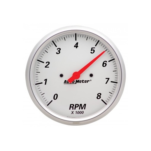 AUTOMETER GAUGE 5" IN-DASH TACHOMETER,0-8,000 RPM,ARCTIC WHITE # 1399