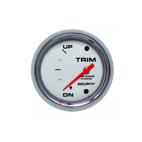 AUTOMETER GAUGE 2-5/8" TRIM LEVEL,UP/DOWN,AIR-CORE,MARINE CHROME # 200767-35