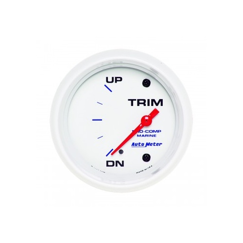 AUTOMETER GAUGE 2-5/8" TRIM LEVEL,UP/DOWN,AIR-CORE,MARINE WHITE # 200767