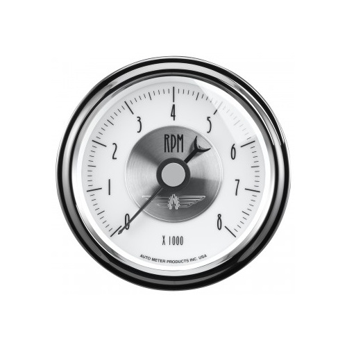 AUTOMETER GAUGE 3-3/8" IN-DASH TACHOMETER,0-8,000 RPM,PRESTIGE PEARL # 2098