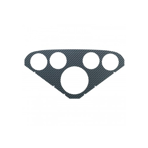 AUTOMETER FACEPLATE FOR #2208, OPTIONAL, SILVER CARBON LOOK-#2124