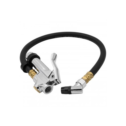 AUTOMETERINFLATOR ASSEMBLY,TIRE PRESS,+ 24IN. HOSE W/ 45º BULLET FOOT AIR CHUCK