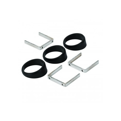 AUTOMETER ANGLE RINGS, 3 PCS., BLACK, FOR 2-1/16" GAUGES# 2234