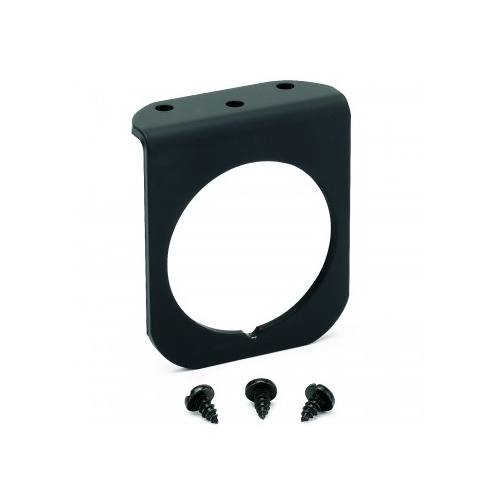 AUTOMETER GAUGE MOUNTING PANEL, SINGLE, 2-1/16" BLACK, ALUMINUM# 2236