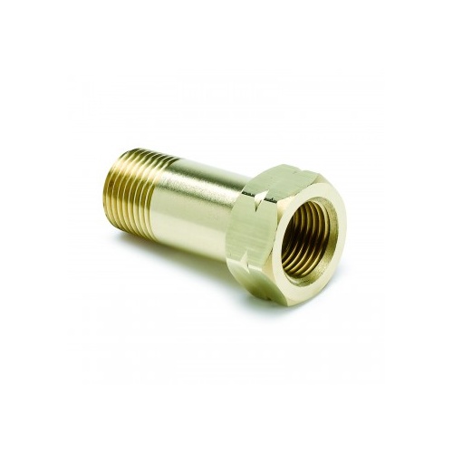 AUTOMETER FITTING,ADT,3/8" NPT MALE,EXTENSION,BRASS,FOR AUTO GAGE MECH. TEMP.
