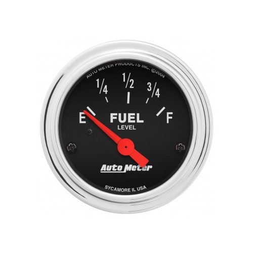 AUTOMETER GAUGE 2-1/16" FUEL LEVEL,0-90 ?,AIR-CORE,GM,SSE # 2514