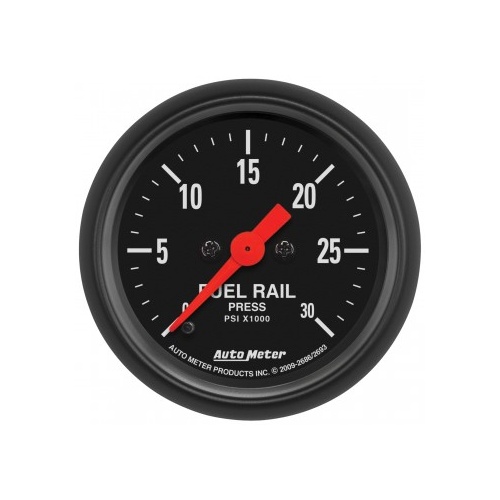 AUTOMETER GAUGE 2-1/16" FUEL RAIL PRESSURE,0-30K PSI,STEPPER MOTOR,Z-SERIES # 2693