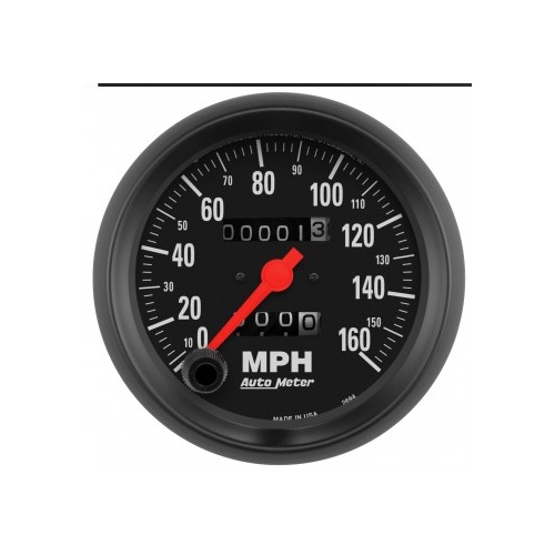 AUTOMETER GAUGE 3-3/8" SPEEDOMETER,0-160 MPH,MECHANICAL,Z-SERIES # 2694