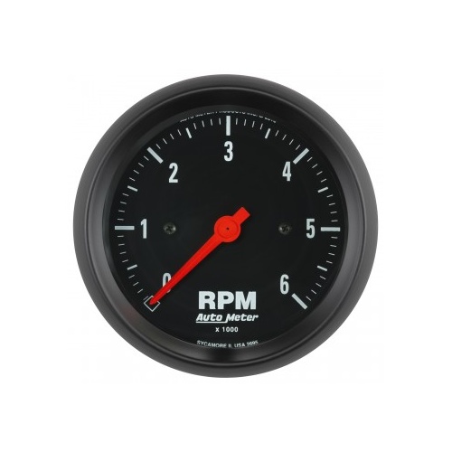 AUTOMETER GAUGE 3-3/8" IN-DASH TACHOMETER,0-6,000 RPM,Z-SERIES # 2695