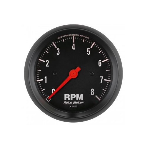 AUTOMETER GAUGE 3-3/8" IN-DASH TACHOMETER,0-8,000 RPM,Z-SERIES # 2699