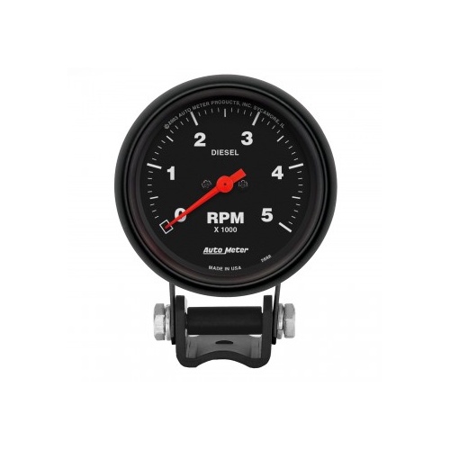 AUTOMETER GAUGE 2-5/8" PEDESTAL TACHOMETER,0-5,000 RPM,Z-SERIES # 2888