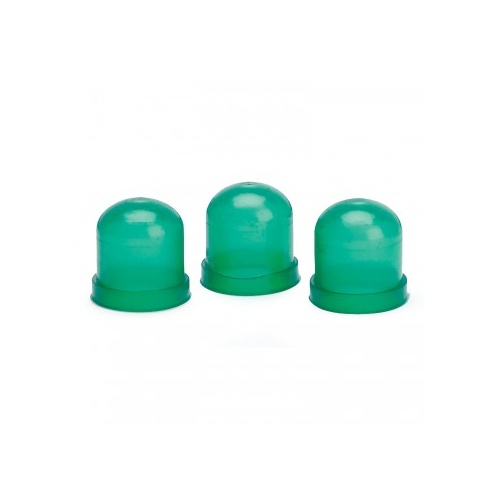 AUTOMETER LIGHT BULB BOOTS, GREEN, QTY. 3