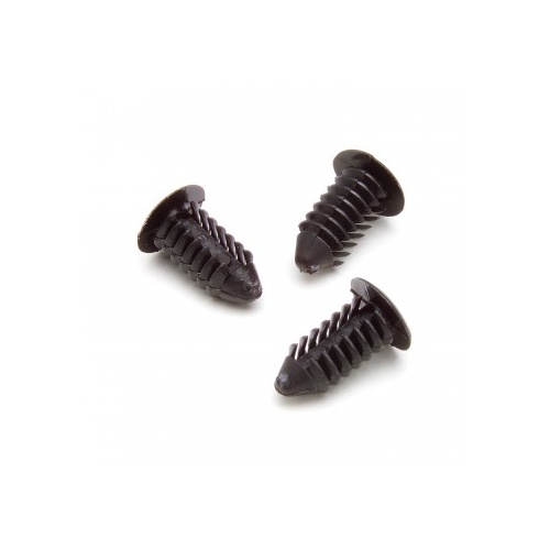 AUTOMETER RATCHET FASTENERS,100 PCS.,BLACK,FOR GAUGE POD / PILLAR INSTALLATION