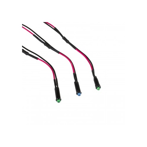 AUTOMETER LED INDICATOR LIGHT KIT (2 GREEN, 1 BLUE)