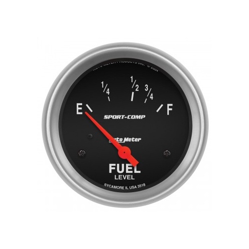 AUTOMETER GAUGE 2-5/8" FUEL LEVEL,16-158 ?,AIR-CORE,SPORT-COMP # 3518