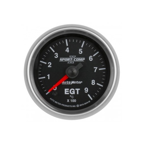 AUTOMETER GAUGE 2-1/16" PYROMETER KIT,0-900 C,SPORT COMP II # 3644-M