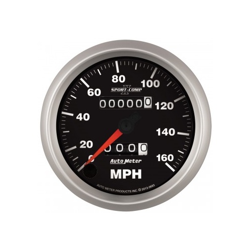 AUTOMETER GAUGE 3-3/8" SPEEDOMETER,0-160 MPH,MECHANICAL,SPORT-COMP II # 3693