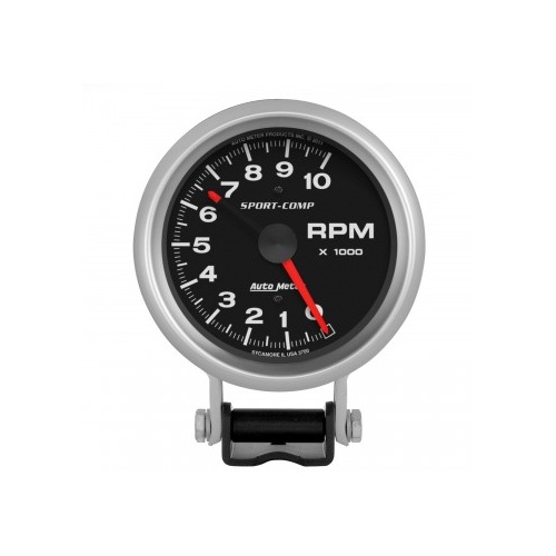 AUTOMETER GAUGE 3-3/4" PEDESTAL TACHOMETER,0-10,000 RPM,SPORT-COMP # 3700