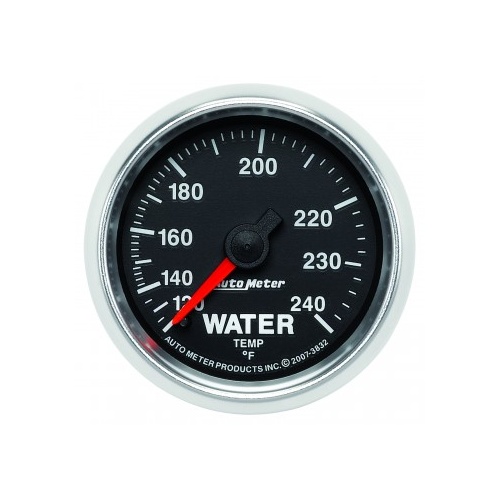 AUTOMETER GAUGE 2-1/16" WATER TEMPERATURE,120-240F,6 FT.,MECHANICAL,GS # 3832