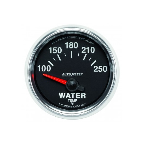 AUTOMETER GAUGE 2-1/16" WATER TEMPERATURE,100-250F,AIR-CORE,GS # 3837