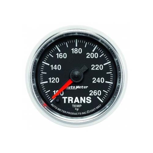 AUTOMETER GAUGE 2-1/16" TRANSMISSION TEMPERATURE,100-260F,STEPPER MOTOR,GS # 3857