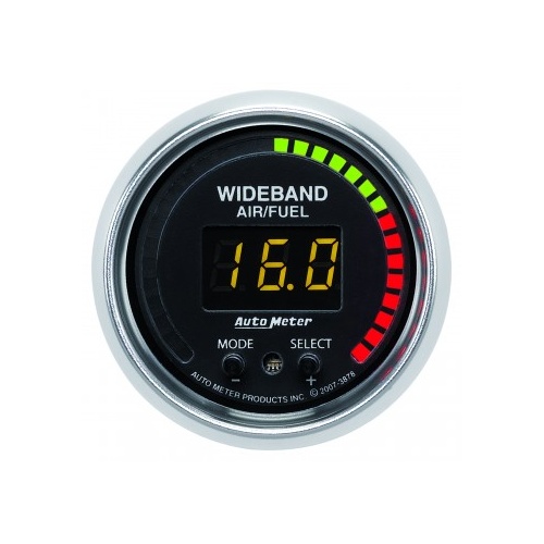 AUTOMETER GAUGE 2-1/16" WIDEBAND PRO AIR/FUEL RATIO,6:1-20:1 AFR,GS # 3878