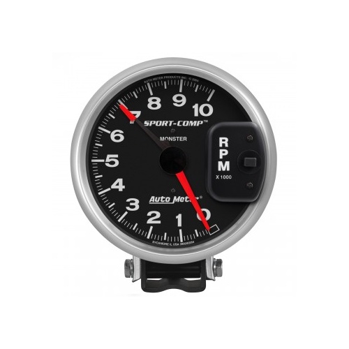 AUTOMETER GAUGE 5" PEDESTAL TACHOMETER,0-10,000 RPM,SPORT-COMP # 3900
