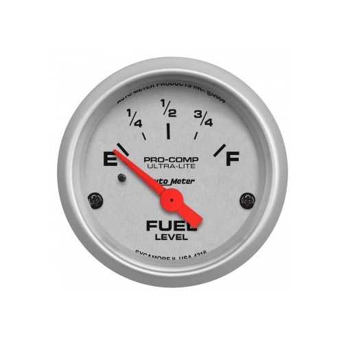 AUTOMETER GAUGE 2-1/16" FUEL LEVEL,240-33 ?,AIR-CORE,SSE,ULTRA-LITE # 4316-SP