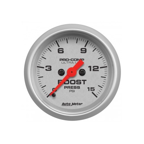 AUTOMETER GAUGE 2-1/16" BOOST,0-15 PSI,STEPPER MOTOR,ULTRA-LITE # 4350-SP