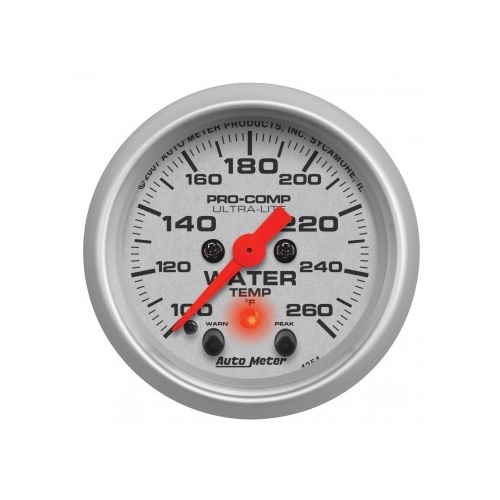 AUTOMETER GAUGE 2-1/16" WATER TEMPERATURE,100-260F,STEPPER MOTOR,ULTRA-LITE # 4354-SP