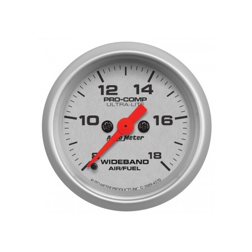 AUTOMETER GAUGE 2-1/16" WIDEBAND AIR/FUEL RATIO,ANALOG,8:1-18:1 AFR,ULTRA-LITE # 4370-SP