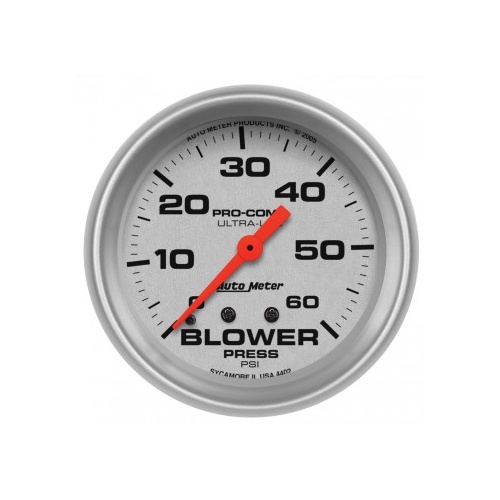 AUTOMETER GAUGE 2-5/8" BLOWER PRESSURE,0-60 PSI,MECHANICAL,ULTRA-LITE # 4402-SP