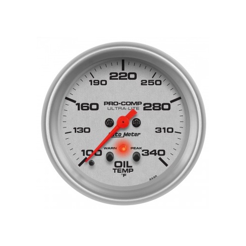 AUTOMETER GAUGE 2-5/8" OIL TEMPERATURE,100-340F,STEPPER MOTOR,ULTRA-LITE # 4440-SP