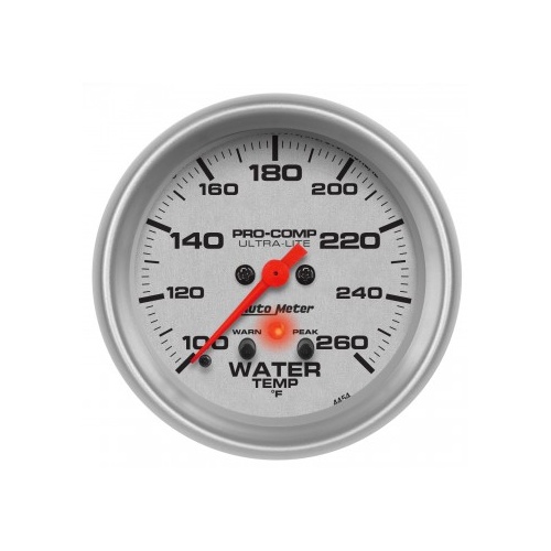 AUTOMETER GAUGE 2-5/8" WATER TEMPERATURE,100-260F,STEPPER MOTOR,ULTRA-LITE # 4454-SP