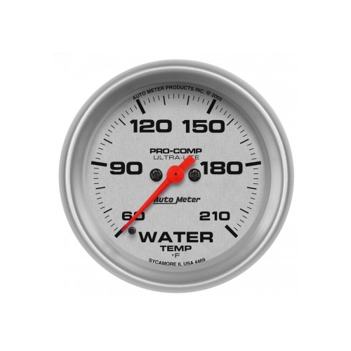 AUTOMETER GAUGE 2-5/8" WATER TEMPERATURE,60-210F,STEPPER MOTOR,ULTRA-LITE # 4469-SP