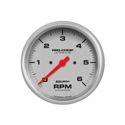AUTOMETER GAUGE 5" IN-DASH TACHOMETER,0-6,000 RPM,ULTRA-LITE # 4476-SP