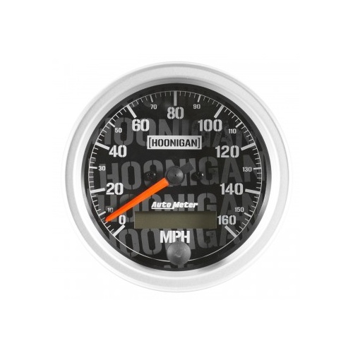 AUTOMETER GAUGE 3-3/8" SPEEDOMETER,0-160MPH,ELECTRIC,HOONIGAN # 4488-09000