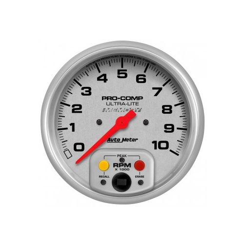 AUTOMETER GAUGE 5" IN-DASH TACHOMETER,0-10,000 RPM,MEMORY,ULTRA-LITE # 4494-SP