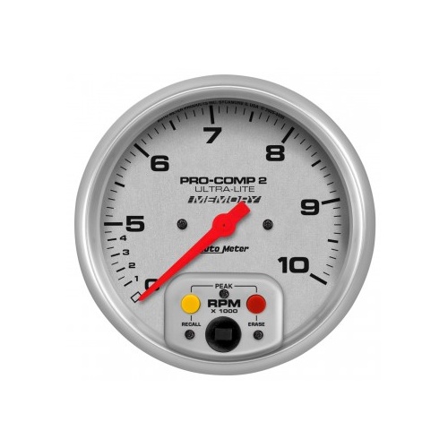 AUTOMETER GAUGE 5" IN-DASH TACHOMETER,0-5-10K RPM,ULTRA-LITE # 4499-SP