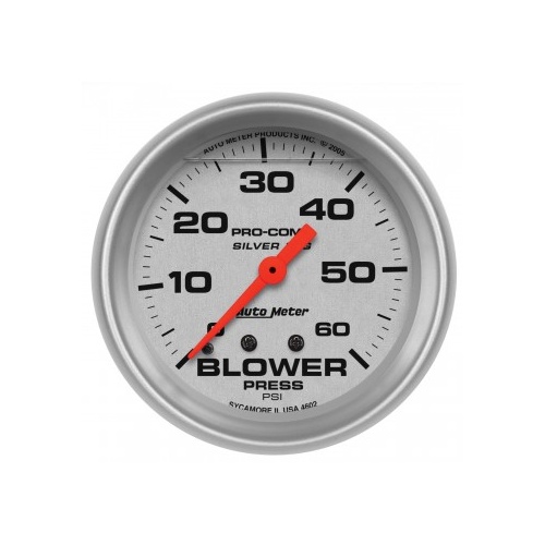 AUTOMETER GAUGE 2-5/8" BLOWER PRESSURE,0-60 PSI,MECHANICAL,LIQUID FILLED,ULTRA-LITE # 4602-SP