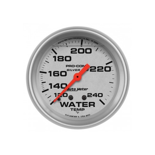 AUTOMETER GAUGE 2-5/8" WATER TEMPERATURE,120-240F,MECHANICAL,LIQUID FILLED,ULTRA-LITE # 4632-SP