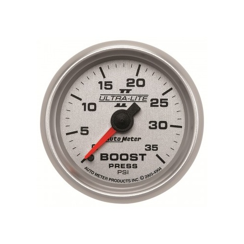 AUTOMETER GAUGE 2-1/16" BOOST,0-35 PSI,MECHANICAL,ULTRA-LITE II # 4904