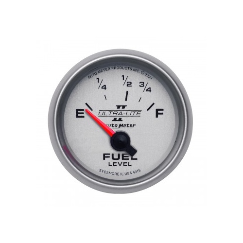 AUTOMETER GAUGE 2-1/16" FUEL LEVEL,73- 10 ?,AIR-CORE,ULTRA-LITE II # 4915