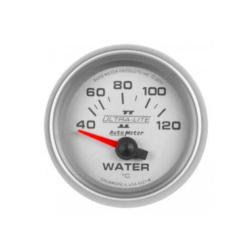 AUTOMETER GAUGE 2-1/16" WATER TEMP,40-120 C,AIR-CORE,ULTRA-LITE II # 4937-M