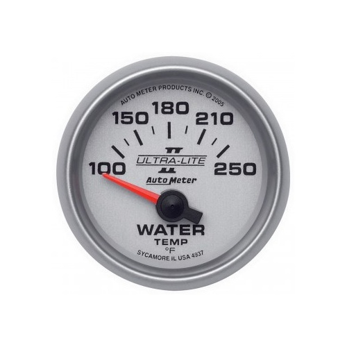 AUTOMETER GAUGE 2-1/16" WATER TEMPERATURE,100-250F,AIR-CORE,ULTRA-LITE II # 4937